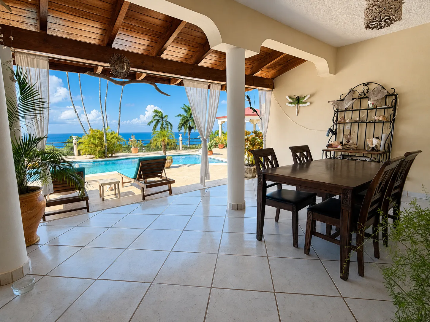 Villa con Piscina y Vista Panorámica al Mar en Cabrera miniatura 12